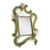 Green Venetian Murano Mirror For Sale