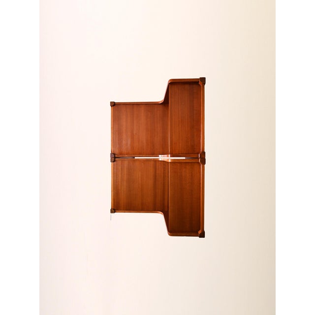 Scandinavian Bedside Tables with Double Top, 1960s, Set of 2 For Sale - Image 9 of 10