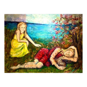 Blood From a Stone (Large Contemporary Painting), Christine Ilewski-Huelsmann