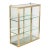 French Art Deco Brass Wall Vitrine For Sale