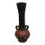 Vintage Art Nouveau Style Studio Pottery Vase – Hand-Painted Floral & Geometric Twin-Handled Ceramic Vase For Sale
