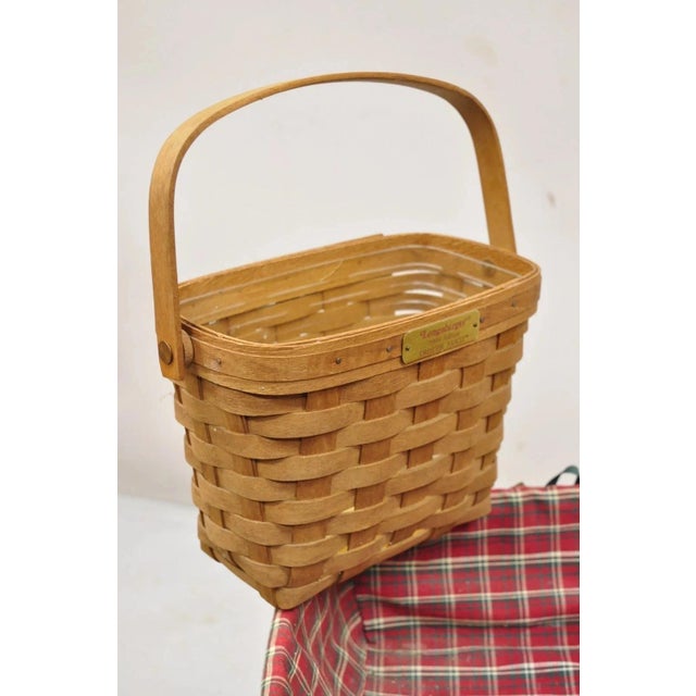 Longaberger 1994 Jingle Bell Basket 1995 Dresden Basket 1988 Basket - 3 Pcs. Circa Late 20th Century. Measurements:...