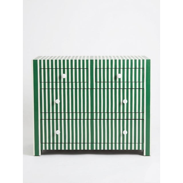 Add a bold, graphic punch to your interior with this exceptional Moroccan chest of drawers. Handcrafted by skilled...