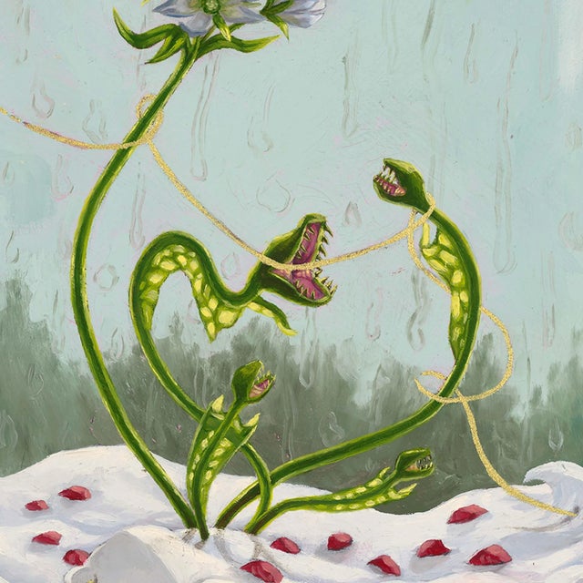 Contemporary "The Fates" Original by Ariel Williams From the Alice in Wonderland Collection For Sale - Image 3 of 7