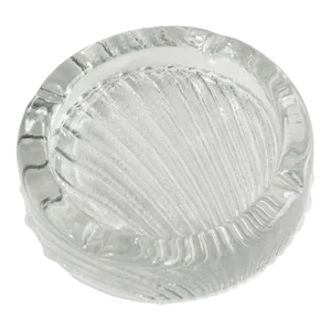 Vintage Shell Glass Ashtray Catchall