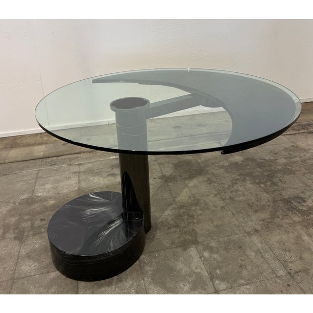 “Moon” Extendable Dining Table by Mario Mazzer for Zanette For Sale - Image 10 of 15