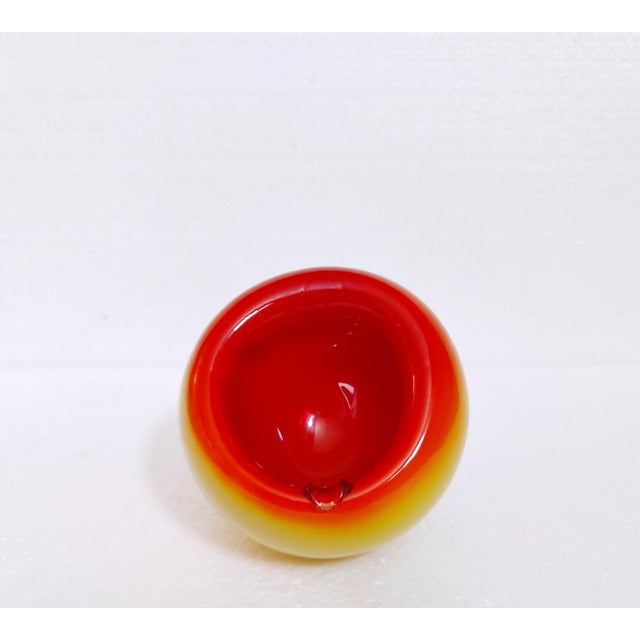 Space Age Art Glass Ashtray by Dragan Drobnjak, Former Yugoslavia, 1970s For Sale - Image 3 of 11