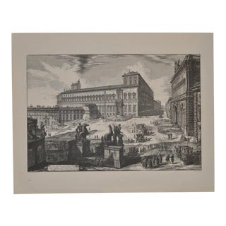 Piranesi Print by Sidney Z Lucas C.1950 For Sale