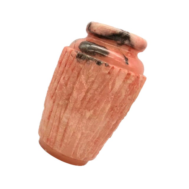 Vintage Chiseled Marble Vase For Sale In Miami - Image 6 of 10