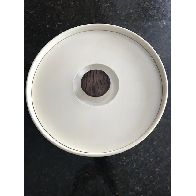 Vintage Mid-Century White Ice Bucket For Sale - Image 4 of 7