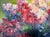 Mid-Century Original Floral Still Life Oil Impasto Painting For Sale - Image 4 of 8
