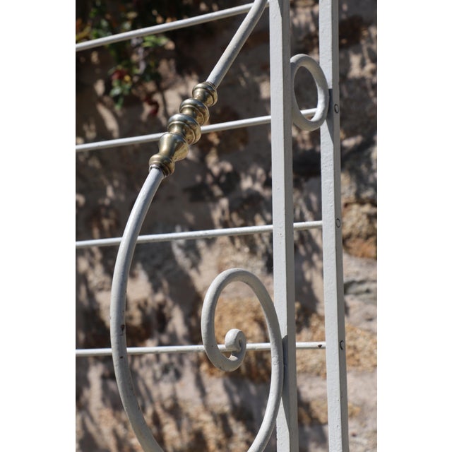 Metal Large Baker's Shelf, France, 1930s For Sale - Image 7 of 14