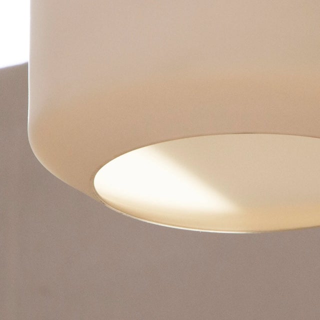 Vintage Italian Murano Glass and Brass Lamp by Azucena Bin for Luigi Hunting Dominioni For Sale - Image 10 of 11