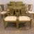 Mid 20th Century Dixon Powdermakers Mid Century Gustavian Swedish Style Extension Dining Table Set With 6 Cane Chairs For Sale - Image 6 of 12