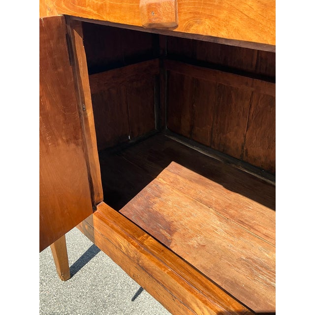 Chocolate Vintage Indonesian Teak Cabinet For Sale - Image 8 of 12