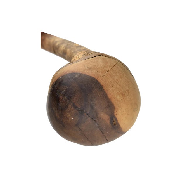 Early 20th Century Early 20th Century Zulu Knobkerrie Wood Stick South Africa Dori Collection For Sale - Image 5 of 5