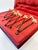 Animal Skin 1920s Exceptional Leather Incased Set of Eight Solid French Silver Puiforcat Cocktail/Champagne Stirs For Sale - Image 7 of 12