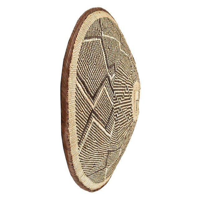African Early 20th Century Tonga Binga Basket 21 Inch For Sale - Image 3 of 3