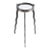 1980s Will Stone Postmodern Metal Accent Table For Sale