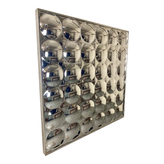 Space Age Convex Plexi-View Mirror for Ram Products For Sale