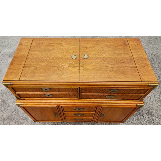 1990s Lexington Sideboard Dry Bar For Sale - Image 11 of 14