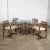 Vintage Rustic StavOak Dining Game Table & 4 Chairs From Jack Daniels’ Barrel Staves by Jobie G. Redmond 1981 For Sale - Image 13 of 13