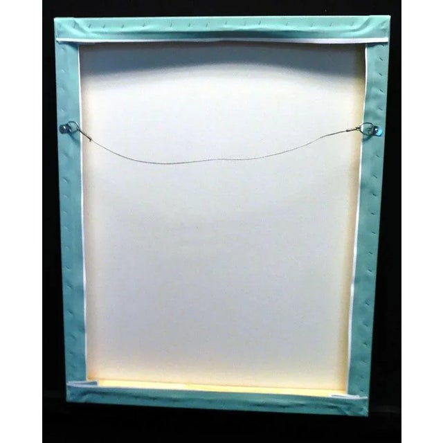 Impressionist Earl Biss "Riding Below Pryor Gap With a Group of Dogs" Giclee Stretched Canvas For Sale - Image 3 of 3