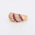 Mid 20th Century Gold Diamond Ruby Bangle Ring, Size For Sale - Image 6 of 6