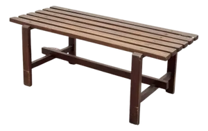 Scandinavian Teak Bench, 1960s