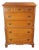 Early 20th Century Kling Olde Orchard Maple Colonial Chippendale Tallboy Dresser Chest of Drawers For Sale