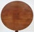 Brown English 19th C Mahogany Queen Anne Pad Foot Birdcage Round Tilt-Top Table For Sale - Image 8 of 16