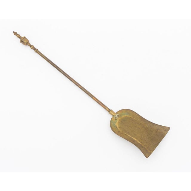 Federal Style Brass Fireplace Tools Set, 5 Pcs. For Sale - Image 9 of 15