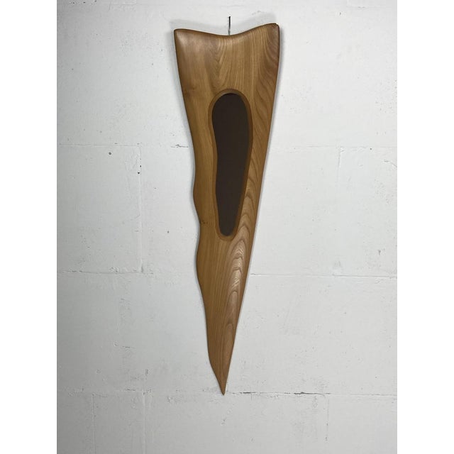 Irish Freeform Elm Mirror by Sheamus Malone, 2001 For Sale - Image 18 of 18