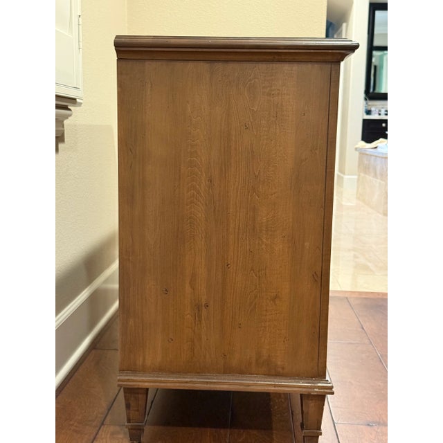 Ethan Allen Three Drawer Ethan Allen Chest of Drawers - Sold as a Pair For Sale - Image 4 of 11