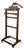 Mid 20th Century Wooden Valet Stand with Hanger and Storage Trays For Sale
