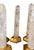 Wood Set of Five Rock Crystal Obelisk Towers on Giltwood Bases. u.s.a. 20th Century. For Sale - Image 7 of 9