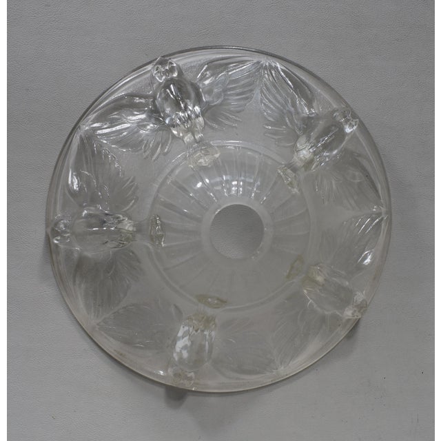 Boris Lacroix French Art Deco Wall Sconces Birds Glass 1930s - A Pair For Sale - Image 11 of 16