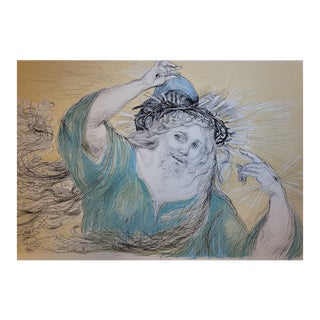 Lucien-Philippe Moretti, Le Braconnier de Dieu 3, 1975, Original Lithograph For Sale