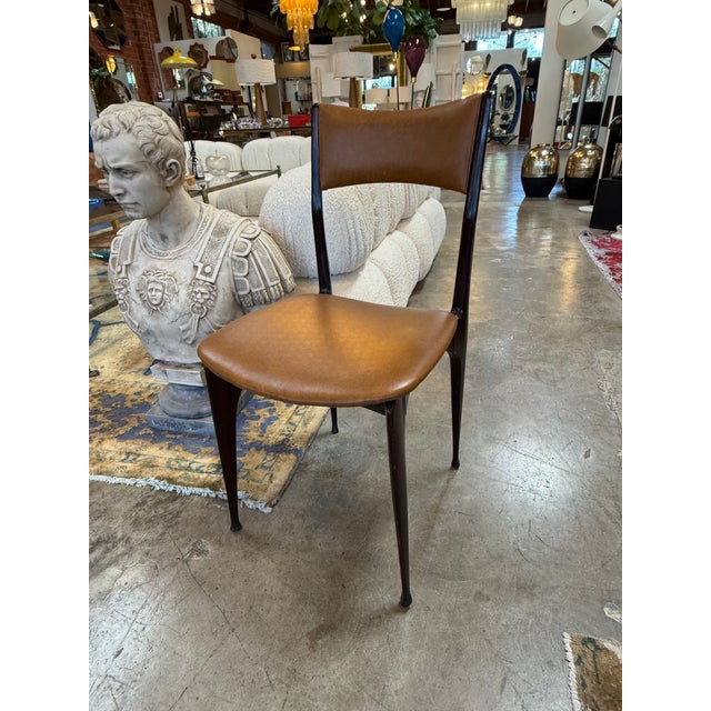 Set of 6 Dining Chairs by Ico Parisi for Ariberto Colombo For Sale In Los Angeles - Image 6 of 9