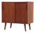 Mid-Century Modern Teak Chest of Drawers with Sliding Doors, 1960s For Sale