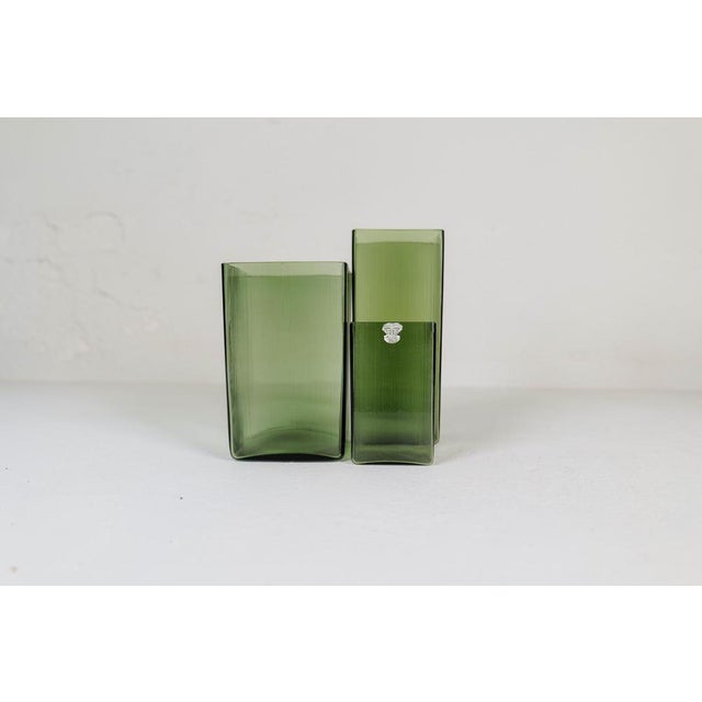 Mid-Century Ice Vases from Gullaskruf, Sweden, 1960s, Set of 7 For Sale - Image 9 of 11