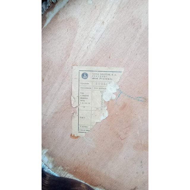 Chairs in Beech Bentwood from Tatra, 1960s, Set of 6 For Sale - Image 13 of 15