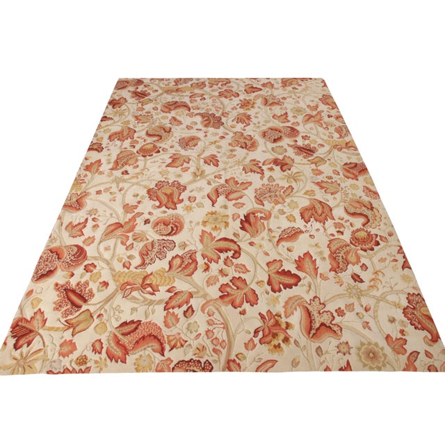 From Rug & Kilim’s European Collection, a 7x9 ode to Tudor rugs playing floral aesthetics in a contemporary frame....