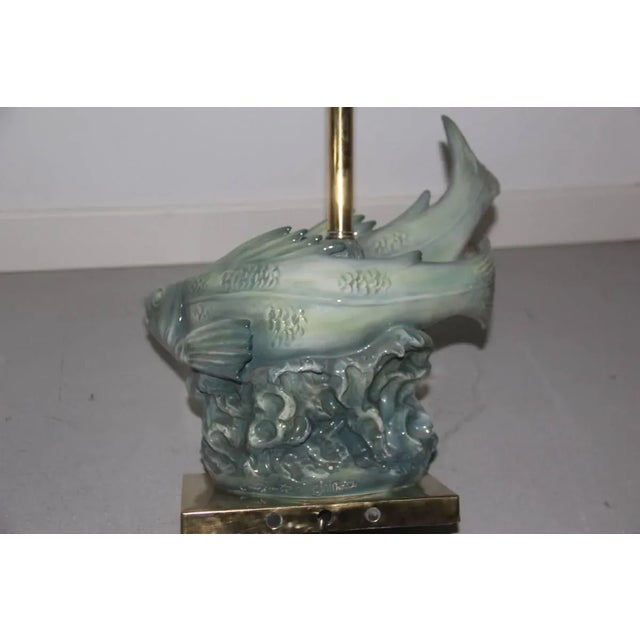 Sculptural Fish Table Lamp by Guido Cacciapuoti, 1960s For Sale - Image 6 of 11