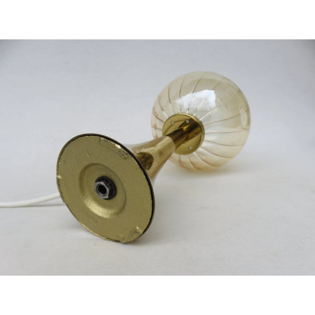 Space Age German Brass and Glass Table Lamps, 1960s, Set of 2 For Sale - Image 13 of 18