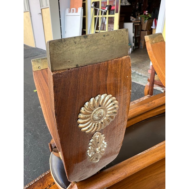 Mid-Century Modern Vintage Mid Century Camel Saddle Low Stool, Ottoman For Sale - Image 3 of 10