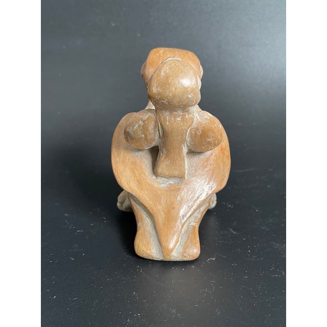 Pre Columbian Jama-Coaque Pottery Double Parrots Bird Sculpture, Ecuador For Sale - Image 4 of 10