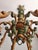 Antique Louis XV Rococo Baroque Florentine Chandelier with Eight Arms Gilded with Gold Leaf, Italy, 1920s For Sale - Image 9 of 18