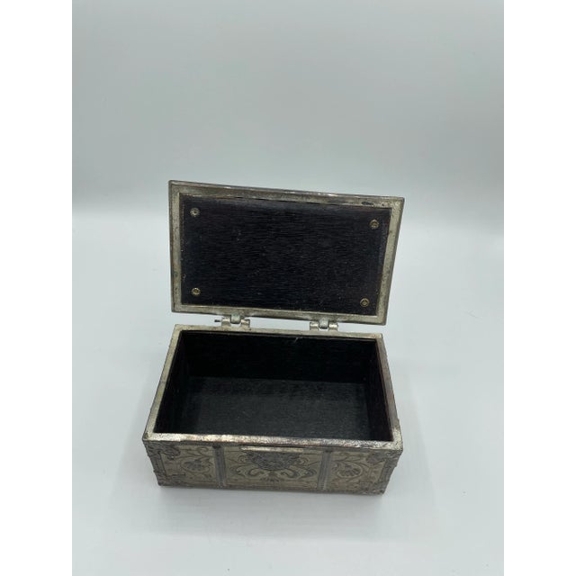 Late 19th Century Art Nouveau Japanese Teak Lined Tea Caddy For Sale - Image 4 of 12