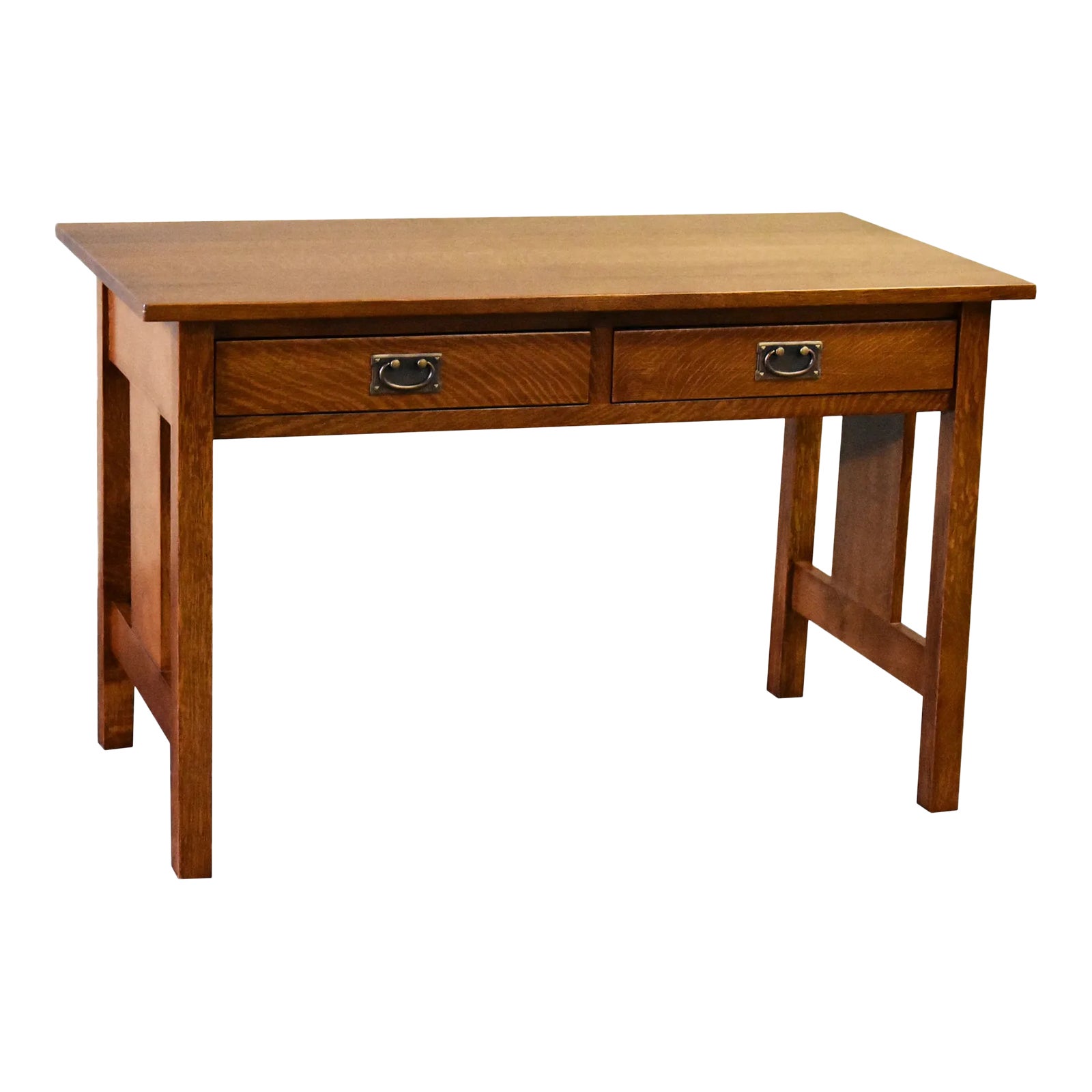 Crafters and Weavers Mission / Arts and Crafts Solid Oak Writing Desk